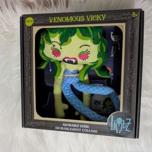 Limbz Series 1 Venomous Vicky 12" Plush Toy Posable Bendable Marionette New